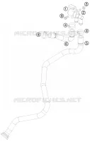 SECONDARY AIR SYSTEM SAS pour KTM 690 DUKE WHITE de 2008