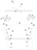 SOUPAPES pour KTM 690 DUKE WHITE de 2008