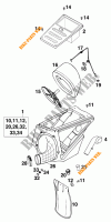 FILTRE A AIR pour KTM 125 STING/100 de 1997
