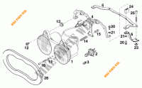 PHARE / FEU ARRIERE pour KTM 125 STING/100 de 1997