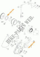 ALLUMAGE pour KTM 390 DUKE WHITE de 2017