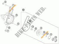 POMPE A EAU pour KTM 390 DUKE WHITE ABS de 2016