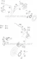 SYSTEME DE FREIN ABS pour KTM 390 DUKE WHITE ABS de 2015