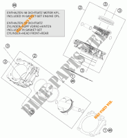 CYLINDRE pour KTM 1190 RC8 R WHITE de 2015