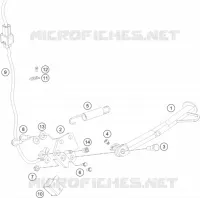 BEQUILLE LATERALE / CENTRALE pour KTM 390 DUKE BLACK ABS de 2014