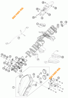 PHARE / FEU ARRIERE pour KTM 1190 RC8 R WHITE de 2015