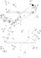FAISCEAU ELECTRIQUE pour KTM 390 DUKE WHITE ABS de 2014