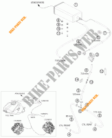 EVAPORATIVE CANISTER pour KTM 1190 RC8 R WHITE de 2014