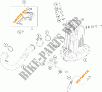 ECHAPPEMENT pour KTM 250 DUKE BLACK ABS de 2015