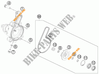POMPE A EAU pour KTM 250 DUKE BLACK ABS de 2015