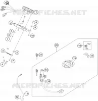 CONTACTEUR A CLE pour KTM 200 DUKE WHITE NON ABS de 2016
