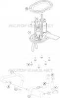 POMPE A ESSENCE pour KTM 200 DUKE WHITE NON ABS de 2016