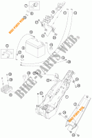 BATTERIE pour KTM 1190 RC8 R WHITE de 2013