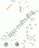 EVAPORATIVE CANISTER pour KTM 1190 RC8 R WHITE de 2013