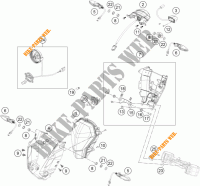 PHARE / FEU ARRIERE pour KTM 200 DUKE WHITE ABS de 2014