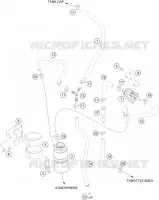 EVAPORATIVE CANISTER pour KTM 200 DUKE WHITE NON ABS de 2014