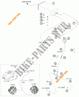 EVAPORATIVE CANISTER pour KTM 1190 RC8 R WHITE de 2012