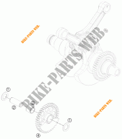 ARBRE D'EQUILIBRAGE pour KTM 1190 RC8 R BLACK de 2012