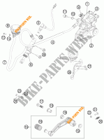 ETRIER DE FREIN AR pour KTM 125 DUKE GREY de 2012