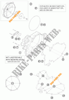CARTER EMBRAYAGE pour KTM 950 SUPER ENDURO R de 2008