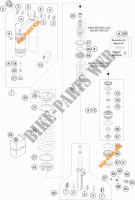 AMORTISSEUR (PIECES) pour KTM 950 SUPER ENDURO R de 2007