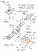 CULASSE AVANT pour KTM 950 SUPER ENDURO R de 2007
