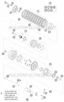 EMBRAYAGE pour KTM 950 SUPER ENDURO R de 2007