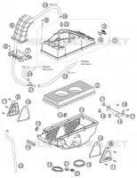 FILTRE A AIR pour KTM 950 SUPER ENDURO R de 2007