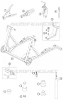 OUTILLAGE SPECIFIQUE pour KTM 950 SUPER ENDURO R de 2007