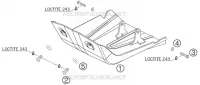 PROTECTION MOTEUR pour KTM 950 SUPER ENDURO R de 2007