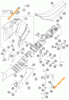 RESERVOIR / SELLE pour KTM 950 SUPER ENDURO R de 2007