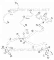 SECONDARY AIR SYSTEM SAS pour KTM 950 SUPER ENDURO R de 2007