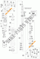 AMORTISSEUR (PIECES) pour KTM 950 SUPER ENDURO R de 2006