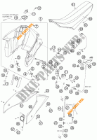 RESERVOIR / SELLE pour KTM 950 SUPER ENDURO R de 2006