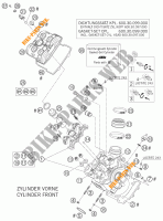 CULASSE AVANT pour KTM 950 SUPER ENDURO R de 2006