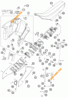 RESERVOIR / SELLE pour KTM 950 SUPER ENDURO R de 2006