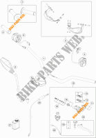 GUIDON / COMMANDES pour KTM 690 ENDURO R ABS de 2016