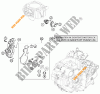 POMPE A EAU pour KTM 690 ENDURO R ABS de 2015