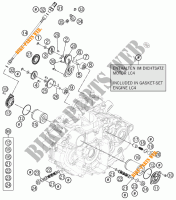 POMPE A HUILE pour KTM 690 ENDURO R ABS de 2015