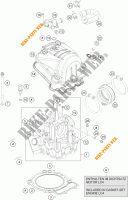 CULASSE pour KTM 690 ENDURO R ABS de 2014