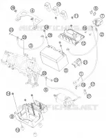BATTERIE pour KTM 690 ENDURO R de 2013