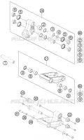 BIELLETTE D'AMORTISSEUR PRO LEVER pour KTM 690 ENDURO R de 2013