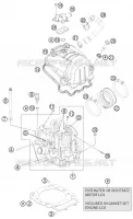 CULASSE pour KTM 690 ENDURO R de 2013