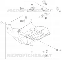 PROTECTION MOTEUR pour KTM 690 ENDURO R de 2013