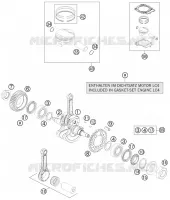VILEBREQUIN / PISTON pour KTM 690 ENDURO R de 2013