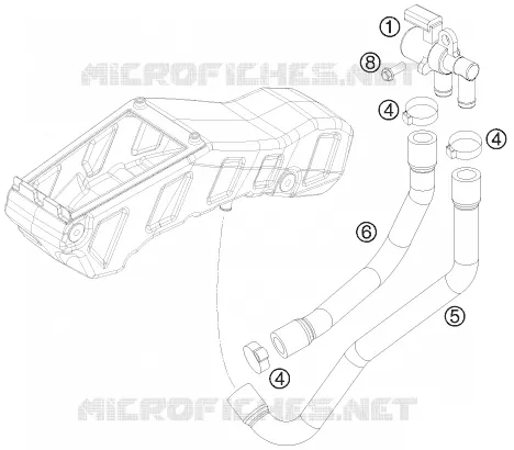 SECONDARY AIR SYSTEM SAS KTM MOTO 690 2010 ENDURO  690 ENDURO R