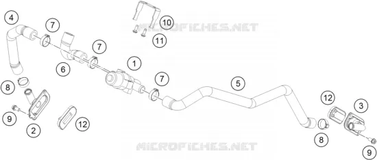 SECONDARY AIR SYSTEM SAS KTM MOTO 1290 2018 SUPER ADVENTURE  1290 SUPER ADVENTURE R TKC