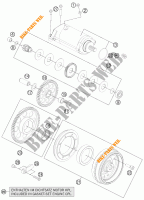 DEMARREUR ELECTRIQUE pour KTM 1190 RC8 R WHITE de 2011