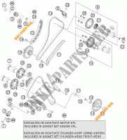DISTRIBUTION pour KTM 1190 RC8 R WHITE de 2011