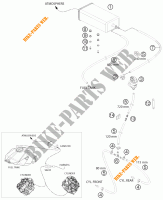 EVAPORATIVE CANISTER pour KTM 1190 RC8 R WHITE de 2011